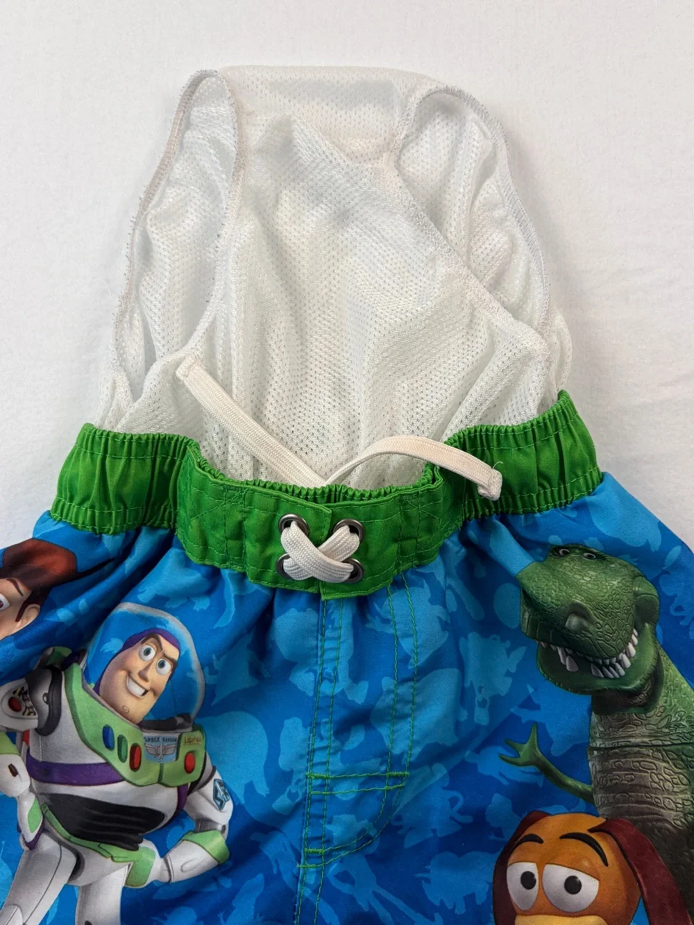 Disney Pixar Toy Story 3 Board Shorts Kids Size 7 Buzz Woody Jessie Rex Slinky
